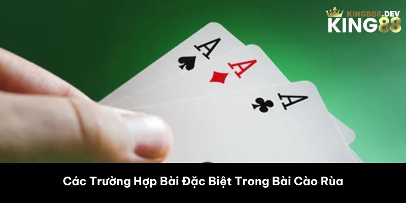 Các Trường Hợp Bài Đặc Biệt Trong Bài Cào Rùa 