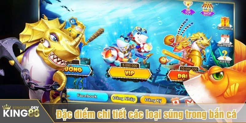 Nên sắp xếp các loại súng trong bắn cá theo cấp độ